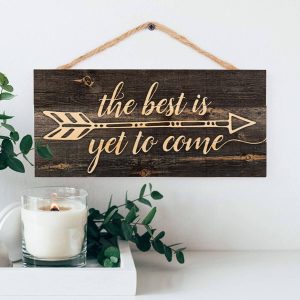 Wall mounted Wood Plaque Decoration Signboard