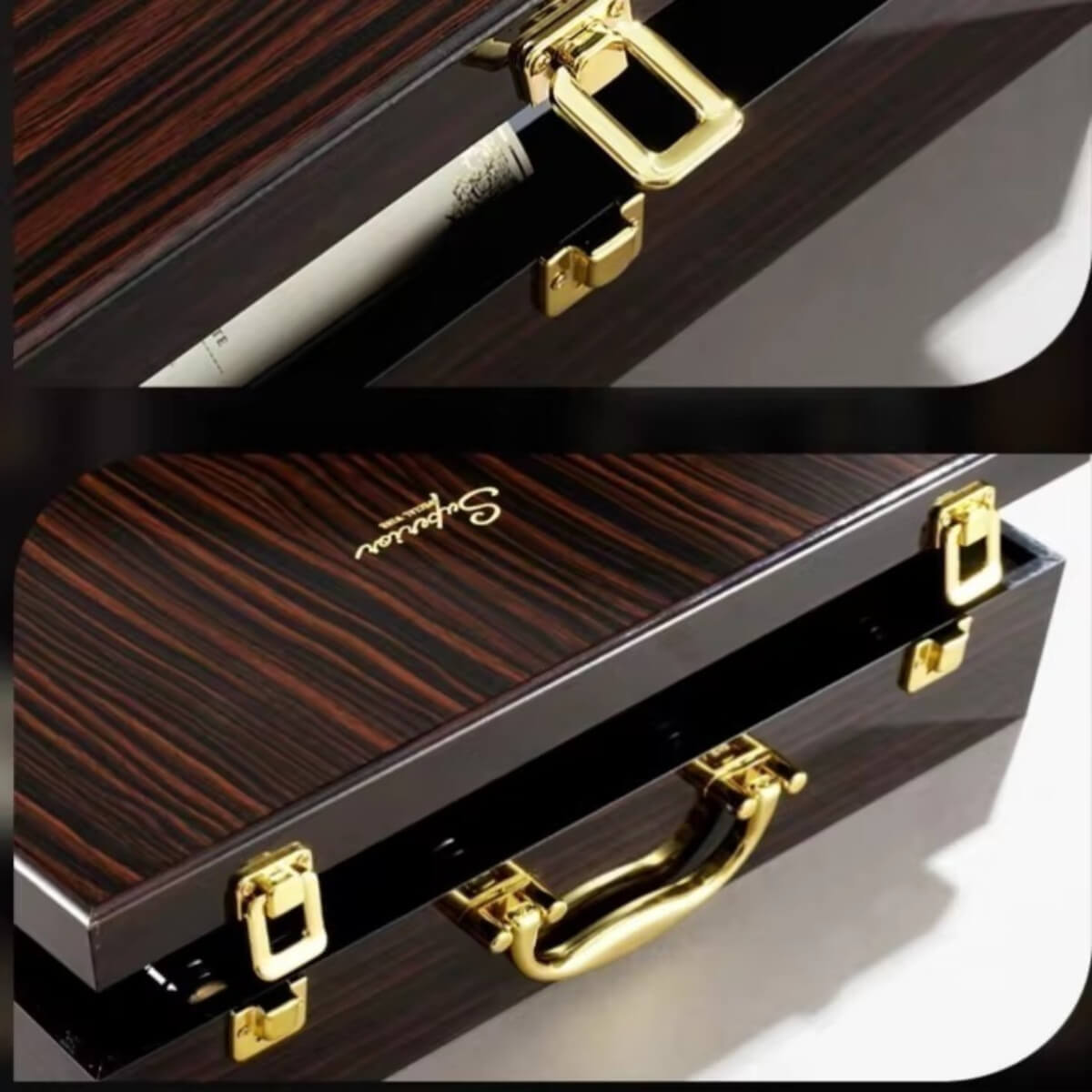 Antique Imitation Style Wine Box - 图片 6